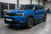 Opel Mokka 2021- Praguri Laterale Maya Blue (2 buc, Aluminiu) foto 1