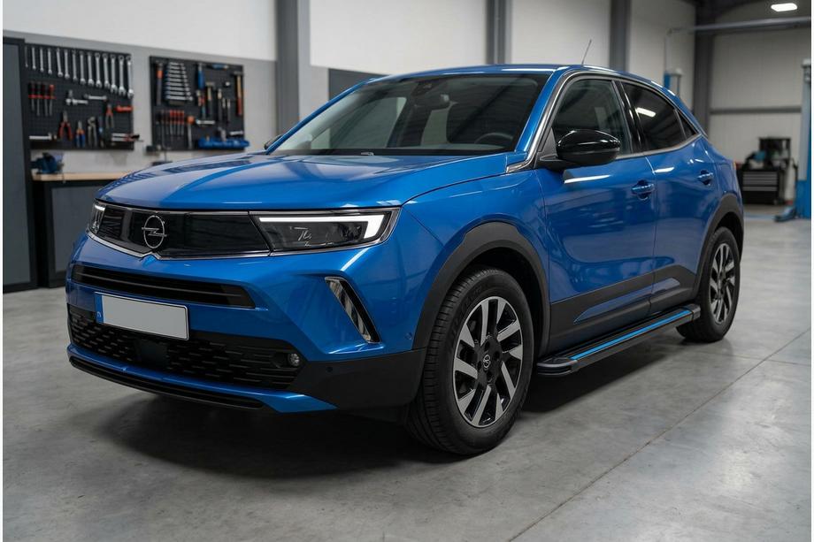 Opel Mokka 2021- Praguri Laterale Maya Blue (2 buc, Aluminiu) Image