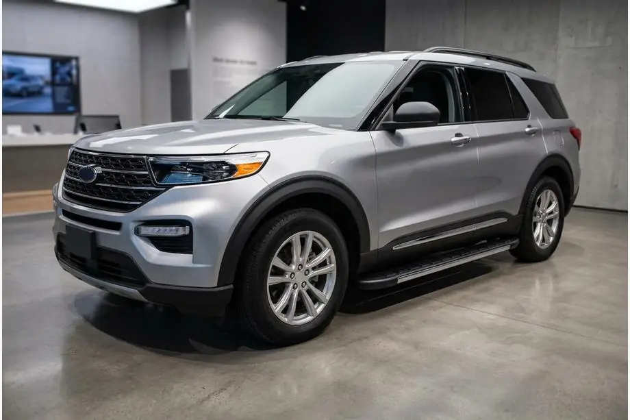 Ford Explorer 2019- Praguri Laterale Duru (2 buc, Aluminiu) Image