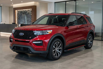 Ford Explorer 2019- Praguri Laterale Maya Red (2 buc, Aluminiu) foto 1