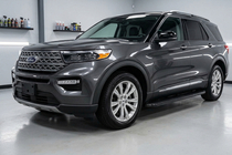 Ford Explorer 2019- Praguri Laterale Tayga Black (2 buc, Aluminiu) foto 1