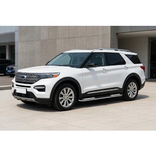 Praguri Laterale Tayga V2 (2 buc, Aluminiu) Ford Explorer 2019- foto 1