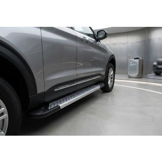 Praguri Laterale Vision New Grey (2 buc, Aluminiu) Ford Explorer 2019- foto 1