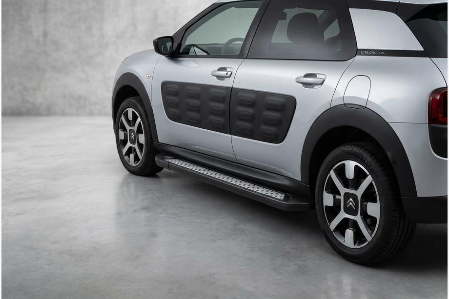 Citroen Cactus 2014-2020 Praguri Laterale Vision New Black (2 buc, Aluminiu) Foto 1
