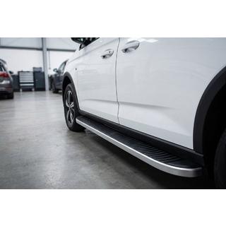 Praguri Laterale Tayga Grey (2 buc, Aluminiu) foto 1