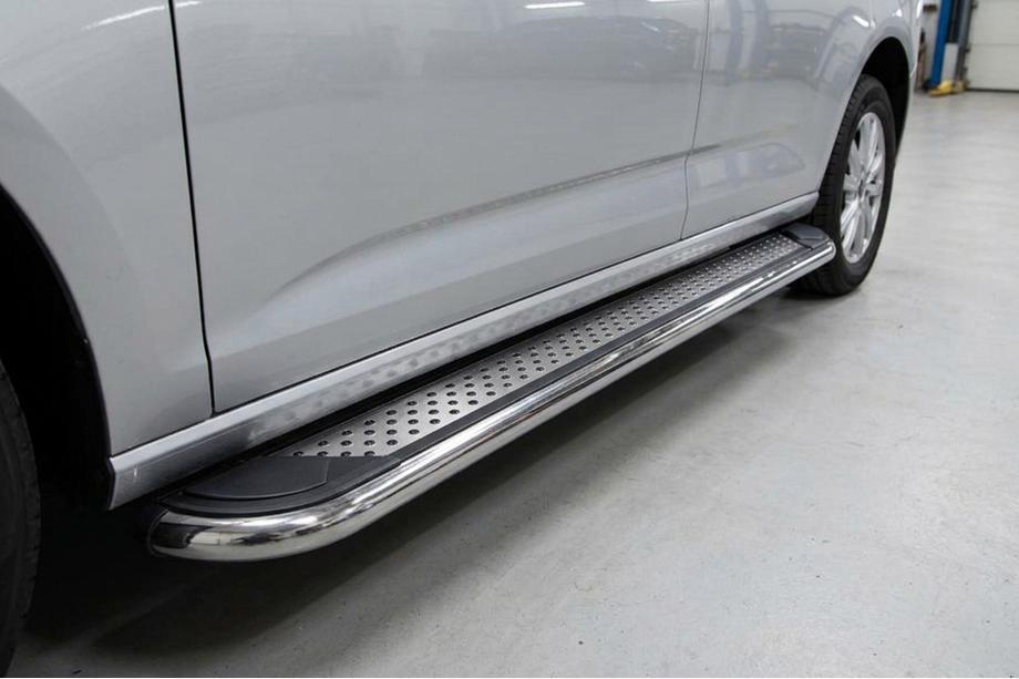 Volkswagen Caddy 2020- Praguri Laterale Maydos V2 (2 buc, Aluminiu si Otel Inoxidabil) Foto 1