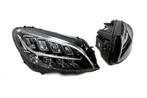 Mercedes C-class W205 2014-2021 Faruri fata (2 buc, fara module, restyling) foto 8