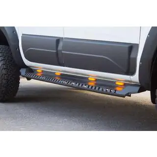 Praguri laterale Dakar V1 cu LED (2 buc, metal) foto 2