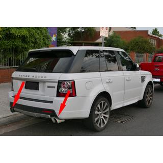 Ornamente toba V2 (2 buc, inox) Range Rover Sport 2005-2013 foto 1
