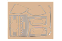 Honda CRV 2012-2016 Decor bord Aluminiu foto 1