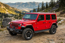 Jeep Wrangler 2018- Praguri Laterale Bosphorus Black (2 buc, Aluminiu) foto 1