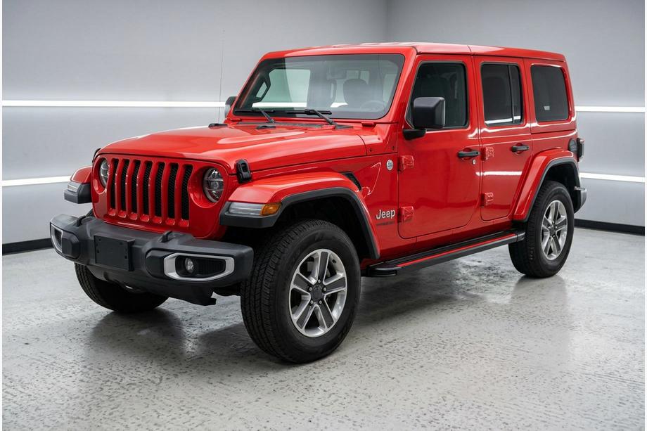Jeep Wrangler 2018- Praguri Laterale Maya Red (2 buc, Aluminiu) Image