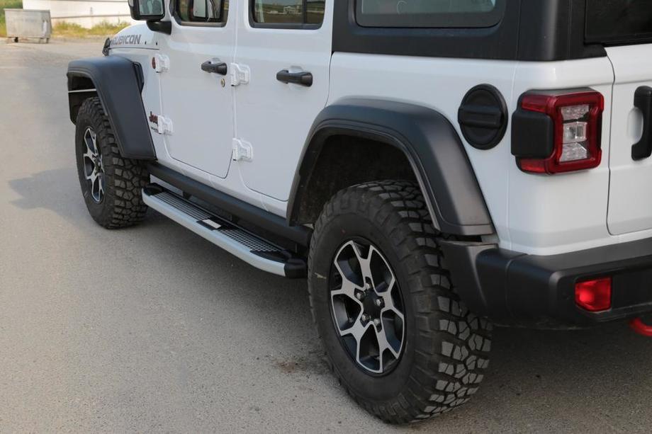 Jeep Wrangler 2018- Praguri Laterale Mevsim Grey (2 buc, Aluminiu) Image