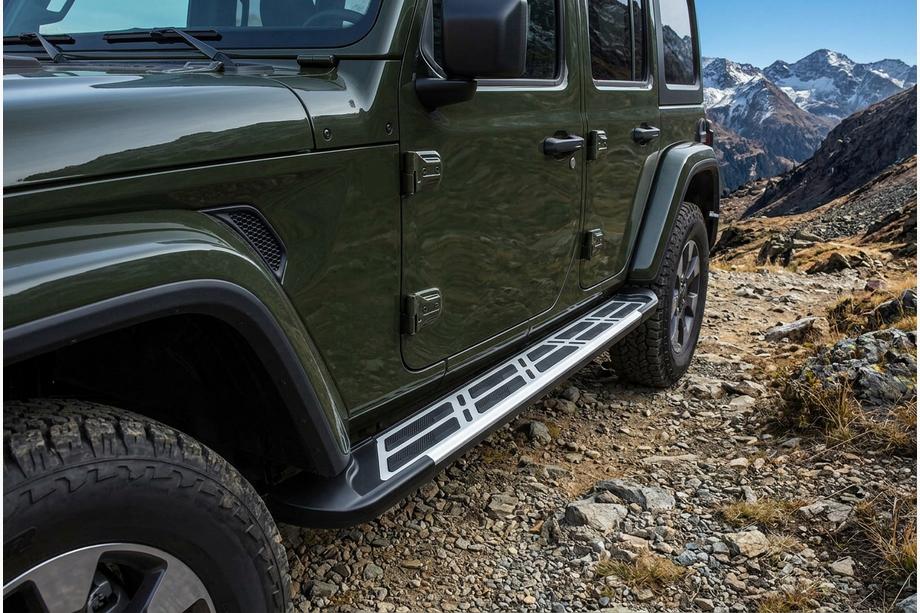 Jeep Wrangler 2018- Praguri Laterale Sunrise (2 buc, Aluminiu) Image