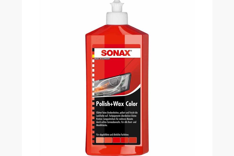 Sonax NanoPro Polish Colorat Rosu cu Ceara 500ml Foto 1