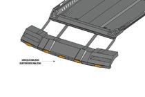Volkswagen Amarok 2010-2022 Viziera parbriz pentru portbagaj plafon DAKAR (LED) foto 7