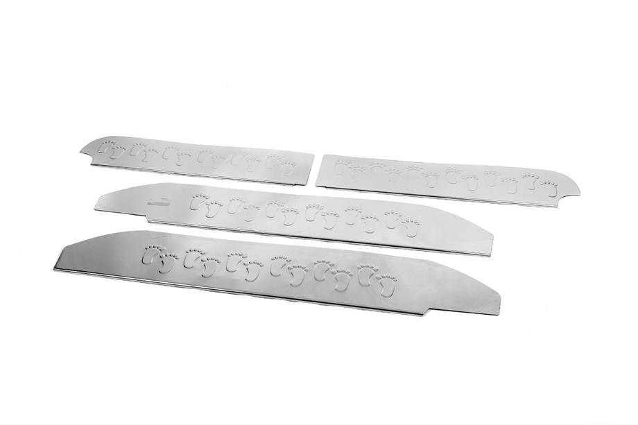 Mercedes Viano 2004-2014 Protectii praguri interioare Carmos V2 inox Foto 1