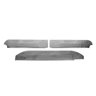 Protectii praguri interioare Carmos V4 inox Mercedes Viano 2004-2014 foto 2
