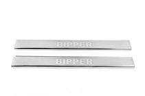 Peugeot Bipper 2008-2017 Praguri Carmos V2 (2 buc, inox) foto 2