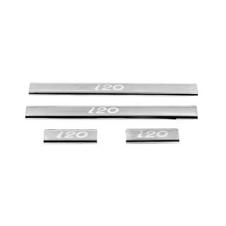 Praguri Carmos V2 (4 buc, inox) Hyundai I-20 2008-2012 foto 2