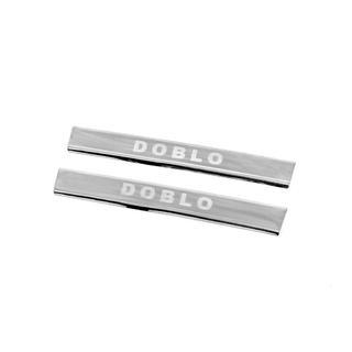 Praguri V3 (Carmos, 2 buc, inox) Fiat Doblo I 2005-2010 foto 1