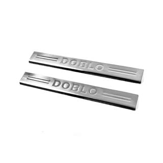 Praguri V4 (Carmos, 2 buc, inox) Fiat Doblo I 2005-2010 foto 1