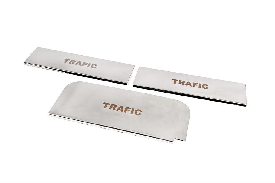 Renault Trafic 2001–2015 Praguri Carmos V3 (3 buc, inox) Image