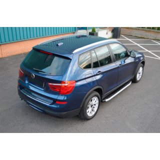 Praguri Laterale Fullmond (2 buc, Aluminiu) BMW X3 F25 2011-2018 foto 2