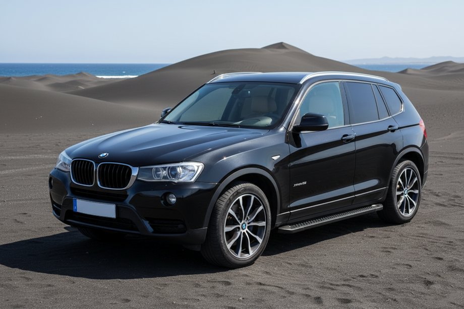 BMW X3 F25 2011-2018 Praguri Laterale Allmond Black (2 buc, Aluminiu) Image