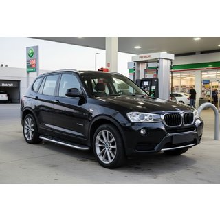 Praguri Laterale Maydos V1 (2 buc, Aluminiu) BMW X3 F25 2011-2018 foto 1