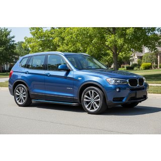 Praguri Laterale Maya Blue (2 buc, Aluminiu) BMW X3 F25 2011-2018 foto 1