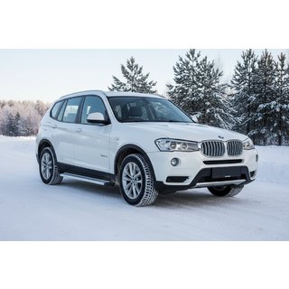Praguri Laterale Maya V2 (2 buc, Aluminiu) BMW X3 F25 2011-2018 foto 1