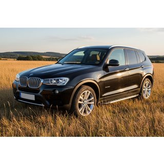 Praguri Laterale Duru (2 buc, Aluminiu) BMW X3 F25 2011-2018 foto 1