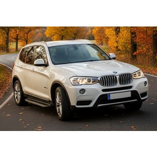 Praguri Laterale Bosphore Grey (2 buc, Aluminiu) BMW X3 F25 2011-2018 foto 1