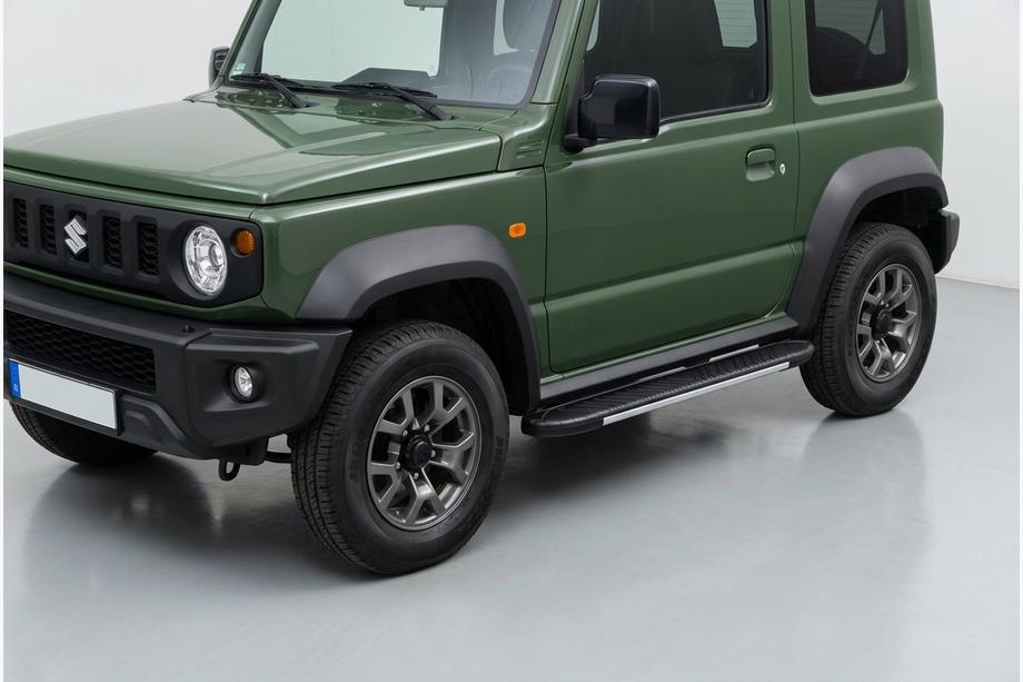Suzuki Jimny 2018- Praguri Laterale Bosphore Grey (2 buc, Aluminiu) Image