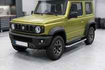 Suzuki Jimny 2018- Praguri Laterale Tayga Grey (2 buc, Aluminiu) foto 1