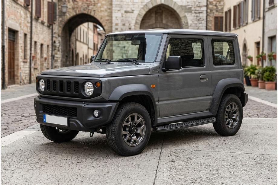Suzuki Jimny 2018- Praguri Laterale Tayga Black (2 buc, Aluminiu) Foto 1