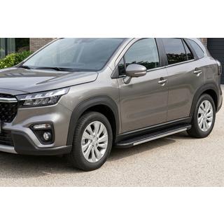 Praguri Laterale Bosphore Grey (2 buc, Aluminiu) Suzuki SX4 S-Cross 2021- foto 1
