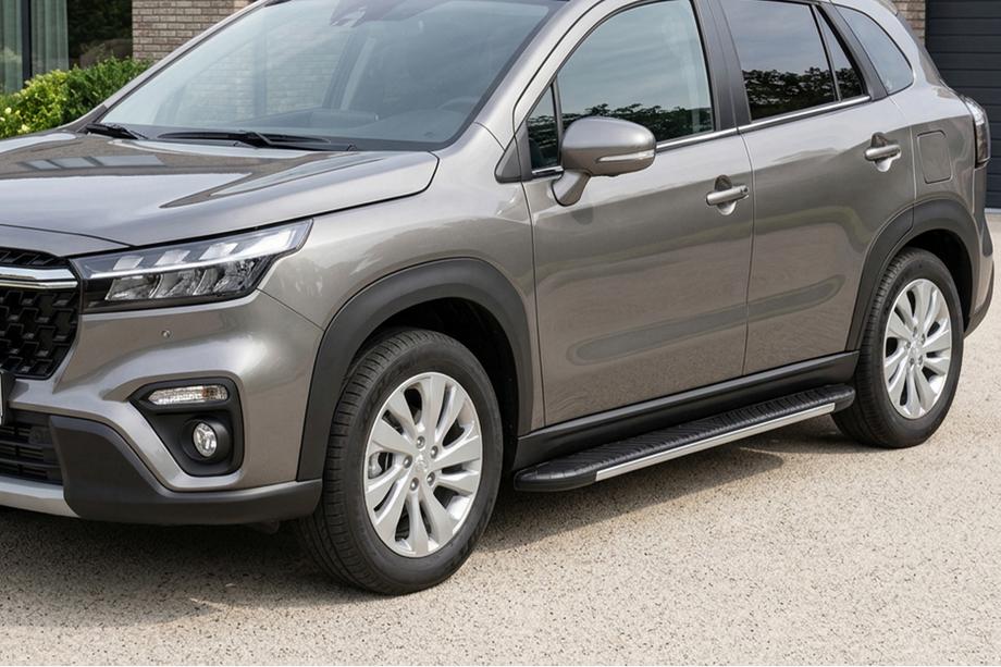 Suzuki SX4 S-Cross 2021- Praguri Laterale Bosphore Grey (2 buc, Aluminiu) Image
