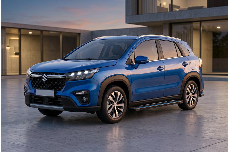 Suzuki SX4 S-Cross 2021- Praguri Laterale Maya Blue (2 buc, Aluminiu) Image