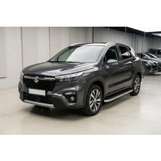 Praguri Laterale Tayga Grey (2 buc, Aluminiu) Suzuki SX4 S-Cross 2021- foto 1