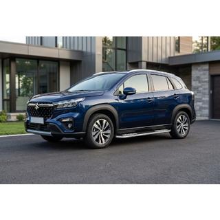 Praguri Laterale Tayga V2 (2 buc, Aluminiu) Suzuki SX4 S-Cross 2021- foto 1