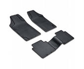 Covorase auto universale din cauciuc (4 buc, PUFI BENT negre) foto 1