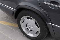 Mercedes E-сlass W124 1984–1997 Extensii aripi 1989-1995 (4 buc, negre, plastic ABS) foto 2