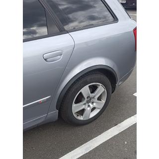 Extensii aripi (4 buc, negre, plastic ABS) Audi A4 B6 2000-2004 foto 2