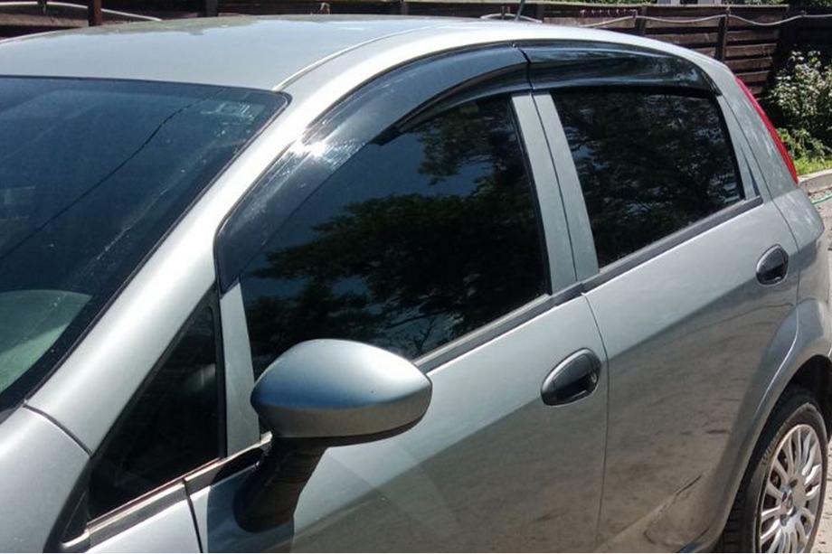 Fiat Punto Grande/EVO 2006-2018 Deflectoare Geamuri (4 buc, Sunplex Sport) Foto 6