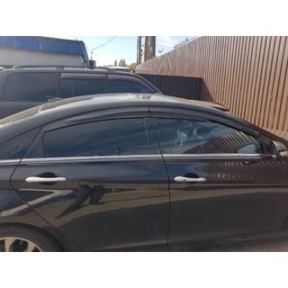 Deflectoare Geamuri (4 buc, Sunplex Sport) Hyundai Sonata YF 2010-2014 foto 2