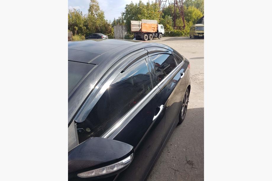 Hyundai Sonata YF 2010-2014 Deflectoare Geamuri (4 buc, Sunplex Sport) Foto 3
