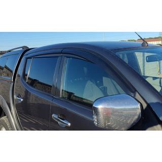 Deflectoare Geamuri (4 buc, Sunplex Sport) Mitsubishi L200 2006-2015 foto 2