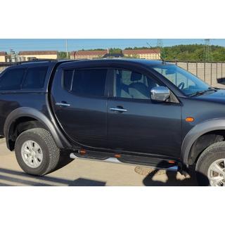 Deflectoare Geamuri (4 buc, Sunplex Sport) Mitsubishi L200 2006-2015 foto 3